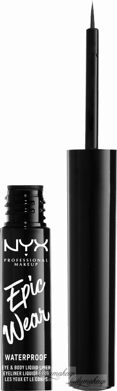 Eyelinery - NYX Professional Makeup Professional Makeup - Epic Wear - Waterproof Eye &amp; Body Liquid Liner - Wodoodporny liner do oczu i ciała - STONE FOX NYXWWST - grafika 1