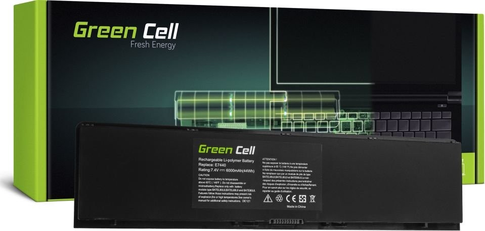 Green Cell Batterie 34GKR 3RNFD PFXCR 909H5 F38HT WVG8T 0909H5 0WVG8T 451-BBFS pour Dell Latitude E7440 E7450 4500mAh 7.4V