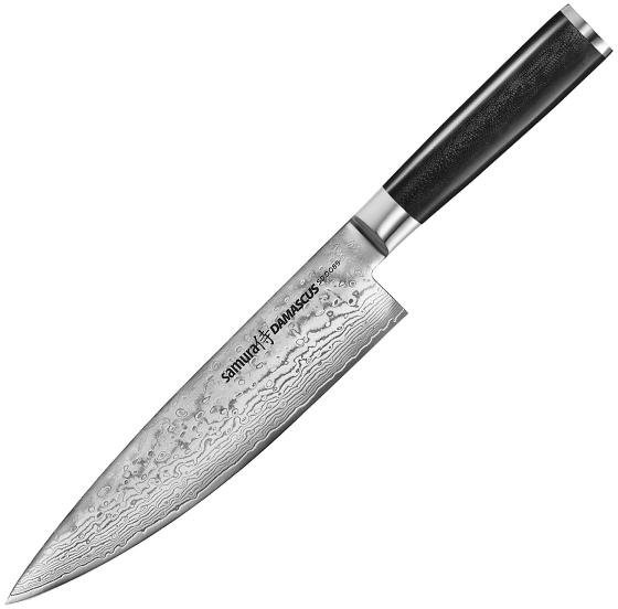 Noże kuchenne - Samura Samura Damascus nóż szefa kuchni 61HRC SD-0085 - grafika 1