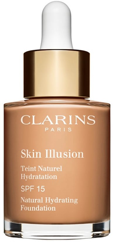 Podkłady do twarzy - Clarins Skin Illusion Natural Hydrating Foundation SPF 15 108.5 Cashew Podkład 30ml - grafika 1
