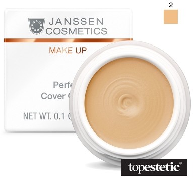 Korektory do twarzy - Janssen Cosmetics Perfect Cover Cream 02 Kamuflaż - korektor (kolor 02) 5 ml - grafika 1