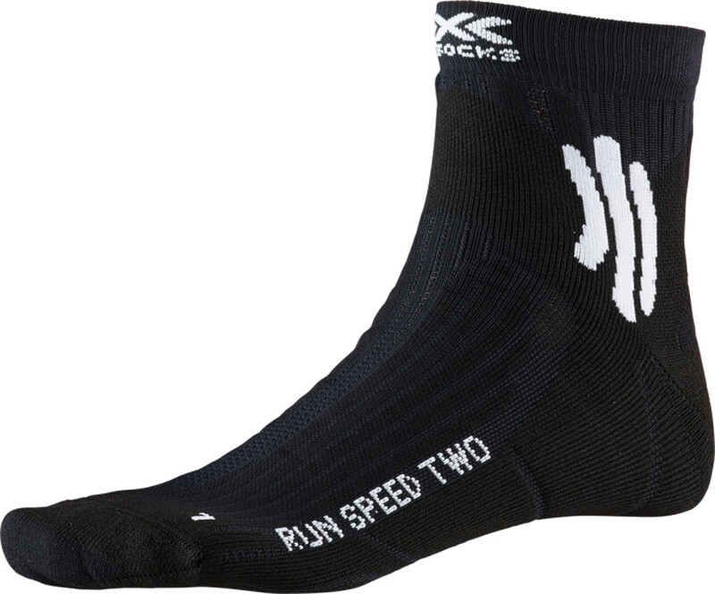 Skarpetki sportowe męskie - X-Socks Run Speed Two Skarpetki Mężczyźni, opal black EU 36-38 2021 Skarpety kompresyjne XS-RS16S19U-B001-35/38 - grafika 1