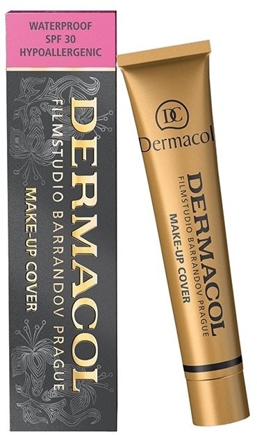 Podkłady do twarzy - Dermacol Make Up Cover 208 podkład 30g - grafika 1