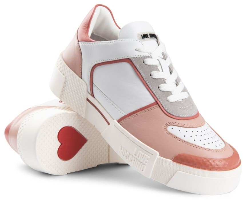 Sneakersy damskie - Love Moschino Sneakersy - grafika 1