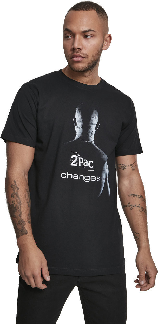 Merch - 2Pac 2Pac Changes Tee Black L - grafika 1