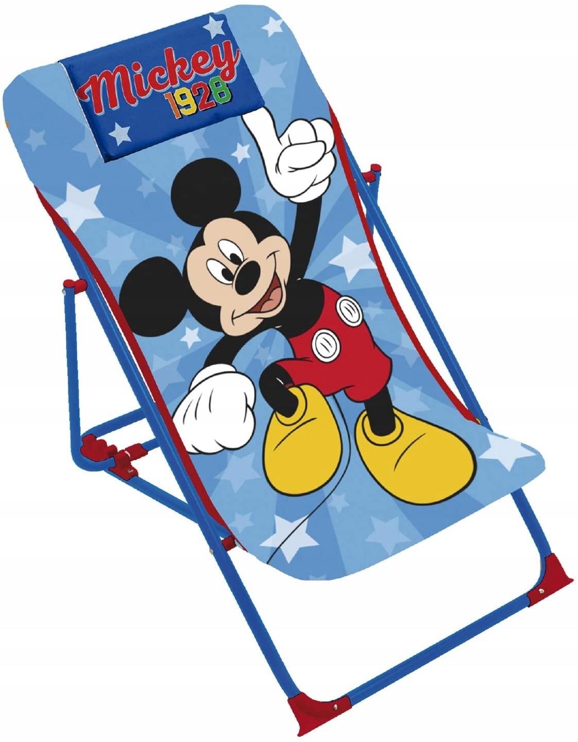 Zabawki i gry sportowe - Myszka Miki Disney Leżak Krzesło Leżaczek Dzieci - grafika 1