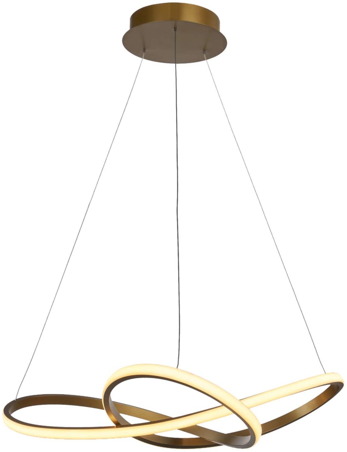 Lampy sufitowe - VITA Lampa wisząca LED 60 W gold MD17011010-2A - grafika 1