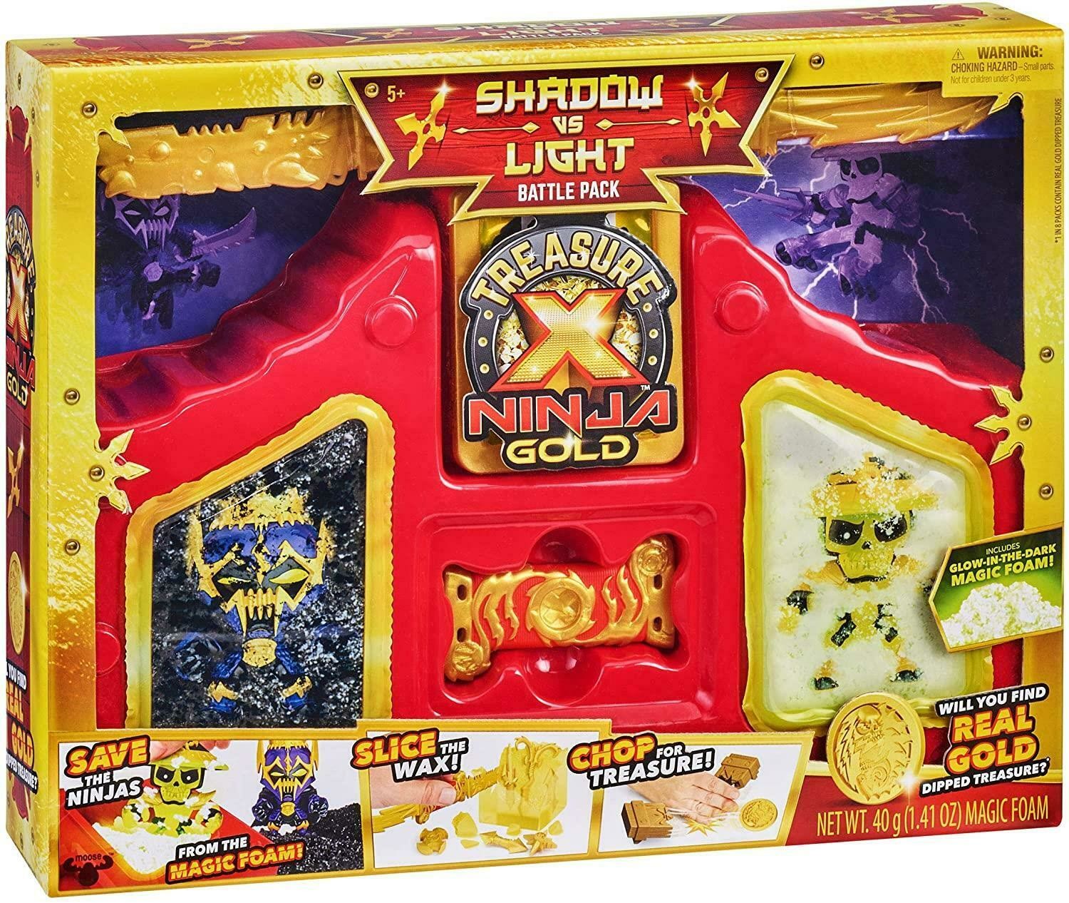 Figurki dla dzieci - Cobi 41618. Treasure X. Ninja Gold. Shadow vs Light Battle - grafika 1
