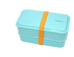 Lunch boxy - Takenaka Bento box Takenaka Compact Double 1,25 litra - Light Blue - grafika 1