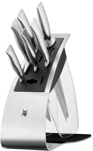 Noże kuchenne - WMF GRAND GOURMET - KOMPLET NOŻY 7cz, blok, zestaw 31A5-40080 - grafika 1
