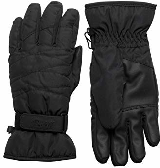 Rękawiczki sportowe damskie - Protest Protest damskie rękawiczki śnieżne FINGEST prawdziwie czarne, duże 9691900 - grafika 1
