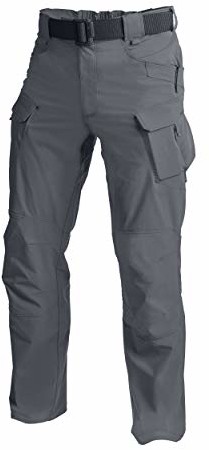 Odzież trekkingowa męska - Helikon męskie Outdoor Spodnie taktycznych Shadow Szary, kolor: szary, rozmiar: medium - grafika 1