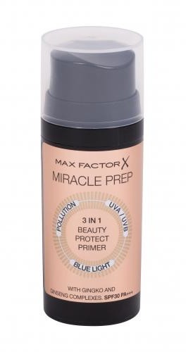 Bazy pod makijaż - Max Factor Miracle Prep 3 in 1 Beauty Protect SPF30 baza pod makijaż 30 ml - grafika 1