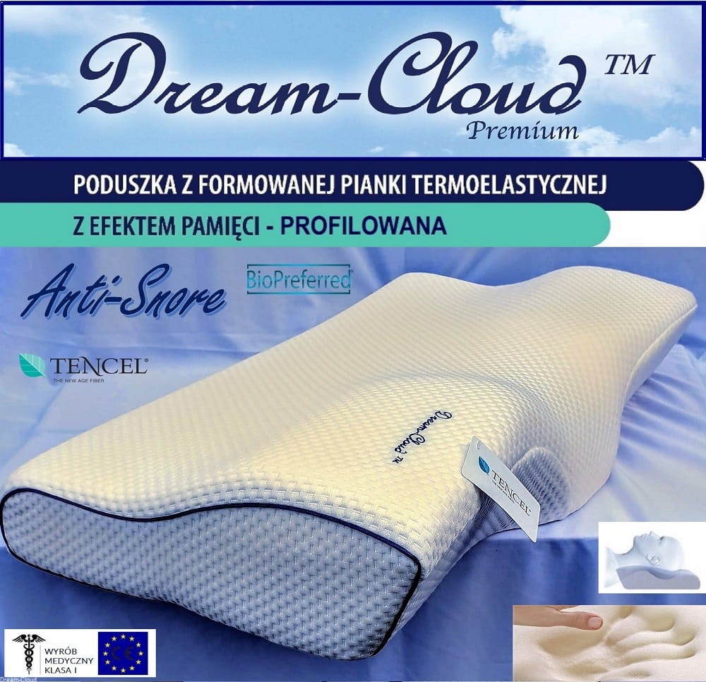 Poduszki - Dream-Cloud Poduszka Profilowana Premium Bio XL DCBXL2 - grafika 1