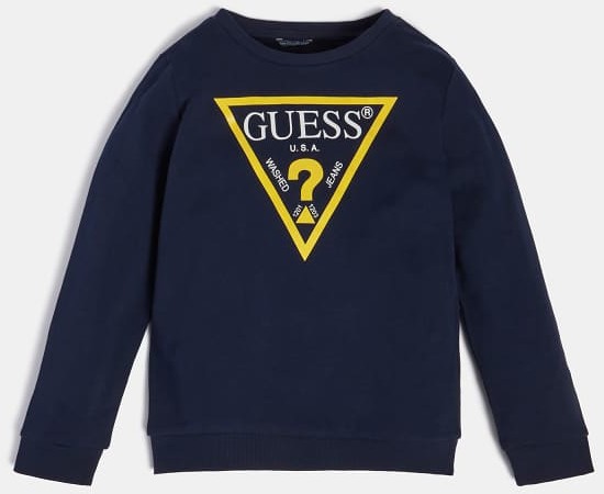Bluzy dla dziewczynek - Guess Kids Bluza Z Trójkątnym Logo - grafika 1