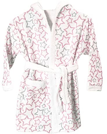 Płaszcze damskie - Ti TIN Ti-Tin 53228 płaszcz kąpielowy z kapturem, różowy, 1-2 lata - grafika 1