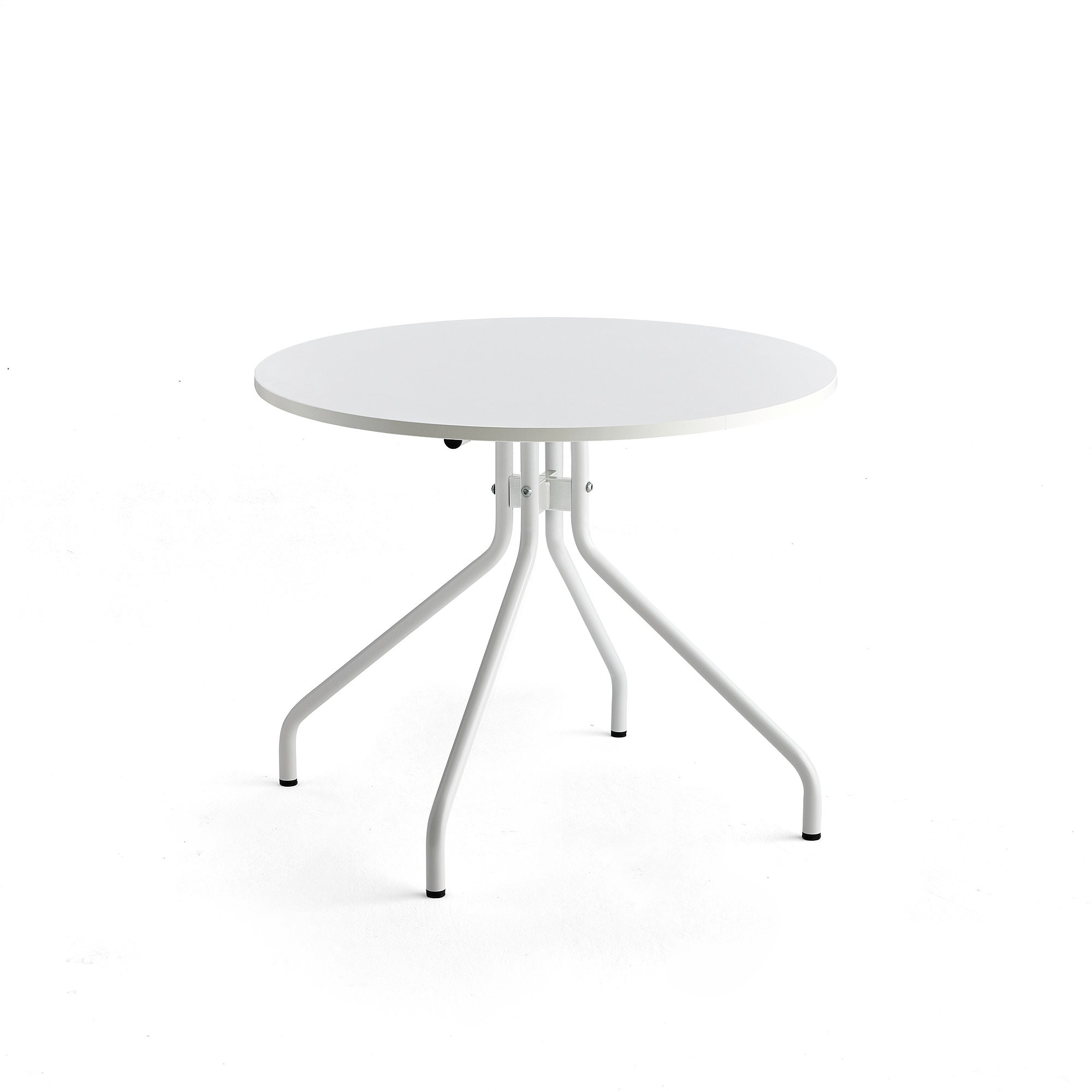 Stoły i stoliki do biura - AJ Produkty Stół AROUND, 900 mm, biały laminat, biały - grafika 1