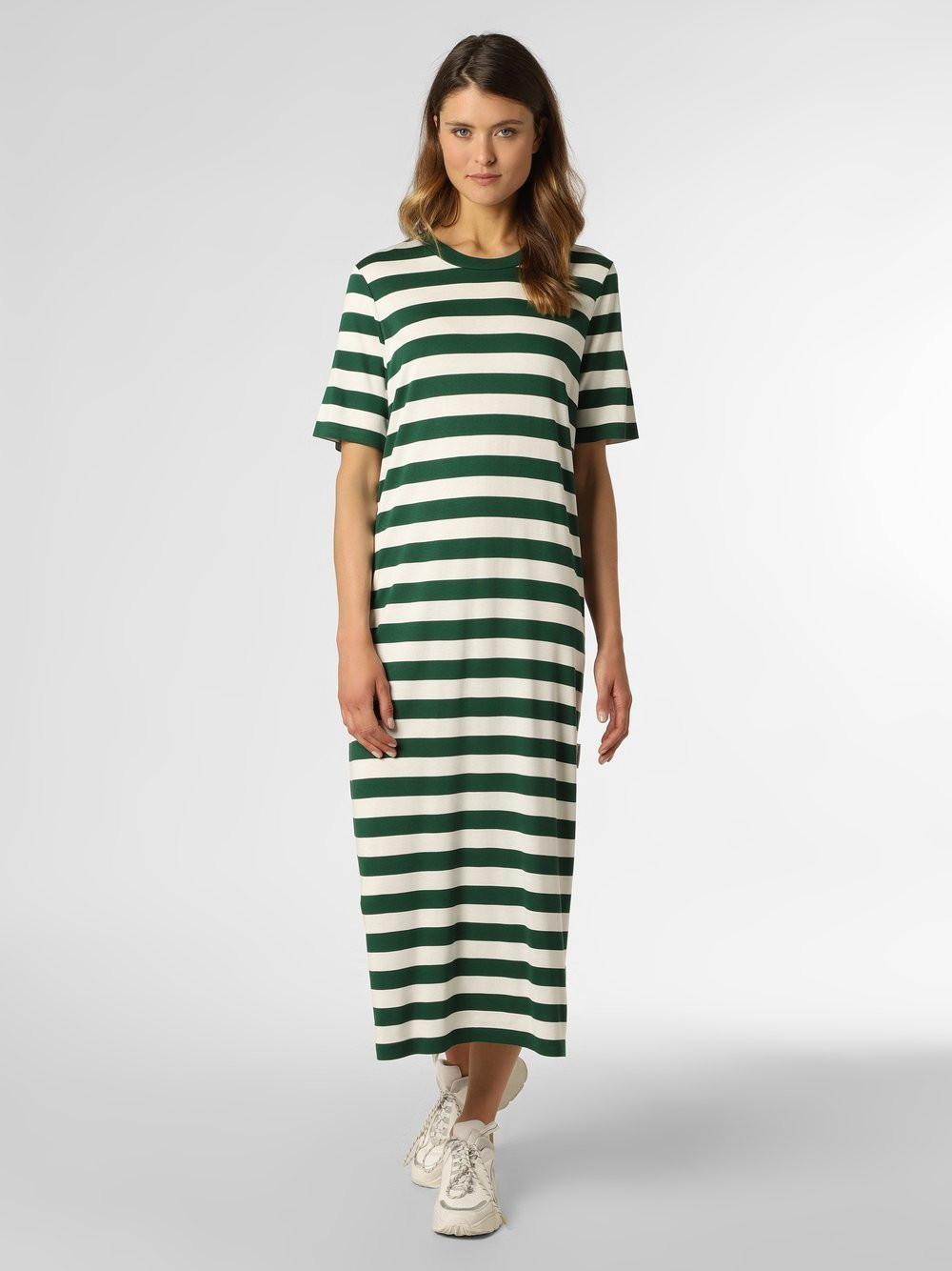 Sukienki - Marc O'Polo Denim Denim - Sukienka damska, zielony|biały|wielokolorowy - grafika 1