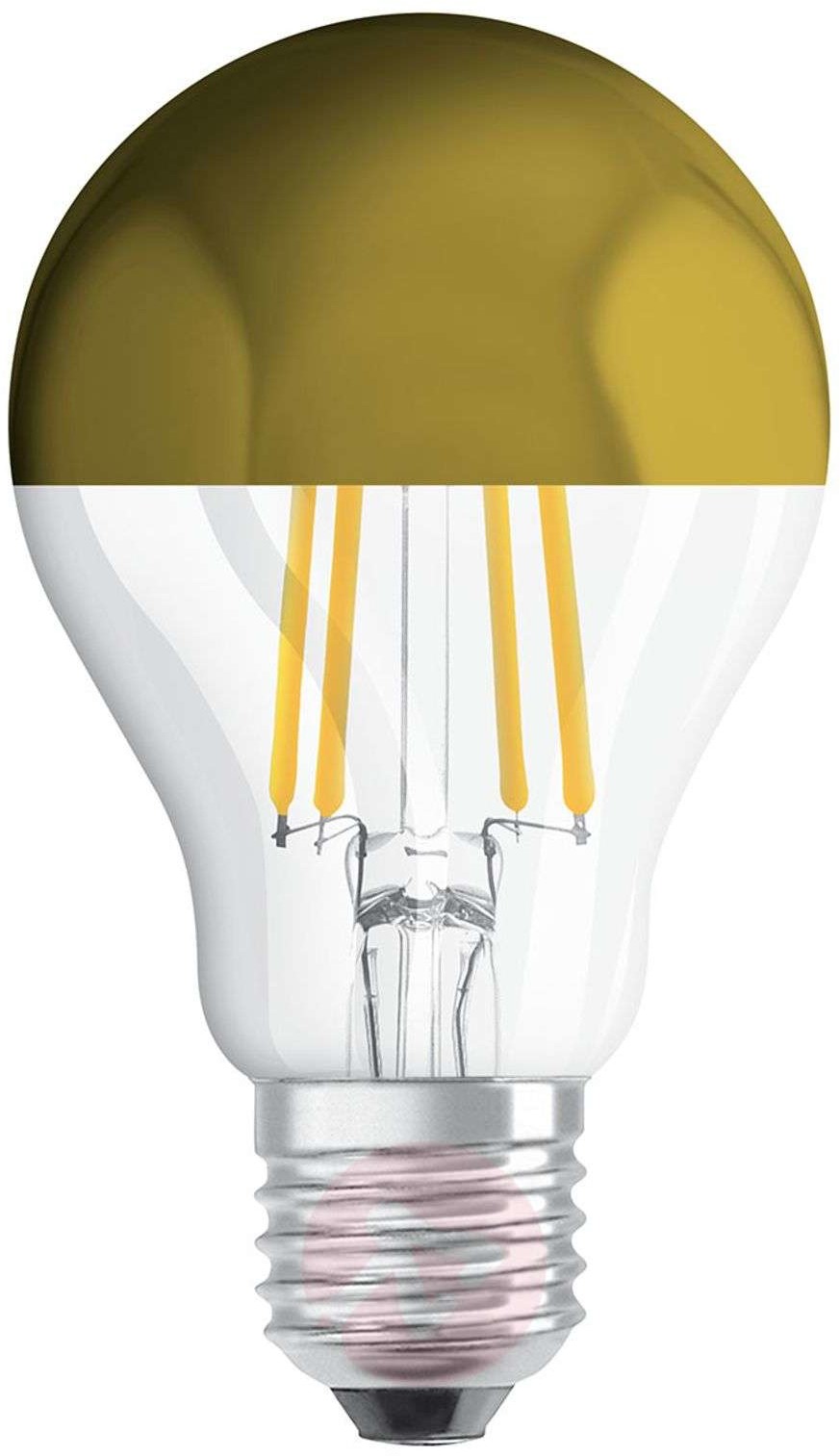 Żarówki LED - Osram żarówka LED E27 Mirror gold 7W 2 700 K - grafika 1