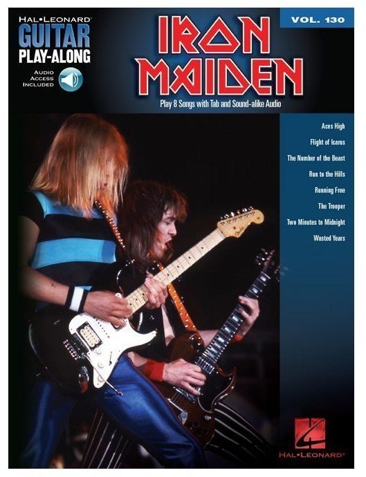 Merch - Iron Maiden Iron Maiden Guitar Play-Along Volume 130 - grafika 1