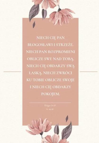 Notesy i bloczki - SZARON Notes B6 - Błogosławieństwo różowe - Szaron - grafika 1