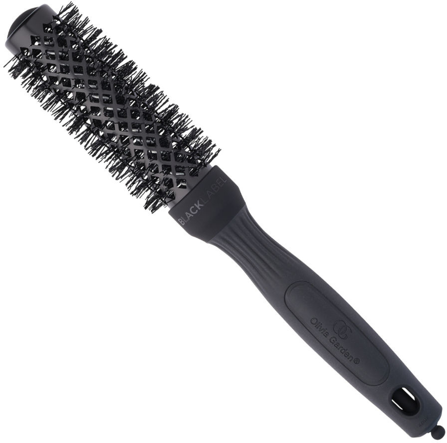 Szczotki i grzebienie do włosów - Olivia Garden Szczotka do modelowania włosów Black Label Thermal 24mm - grafika 1
