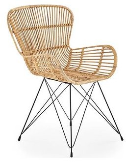 Fotele i krzesła ogrodowe - Halmar Krzesło K-335 Naturalny [Dostępny po 2019-06-01] V-CH-K/335-KR - grafika 1