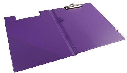 Deski z klipsem - Biurfol Clipboard A4 zamyk. - fiolet - grafika 1