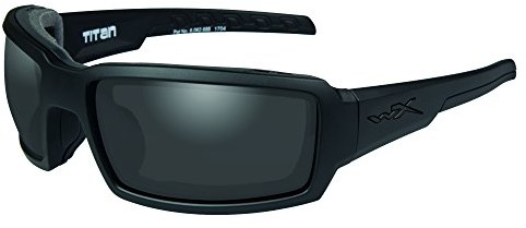 Okulary ochronne - Wiley X dorośli Titan Black Ops okulary ochronne/okulary strzelectwem, czarna, L-XL CCTTN01 - grafika 1