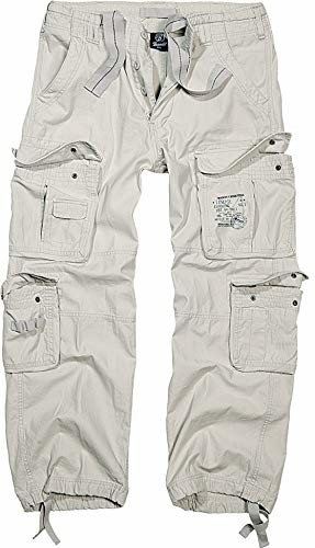Spodnie męskie - Brandit Spodnie Pure Old White XXL 1003-12 - grafika 1