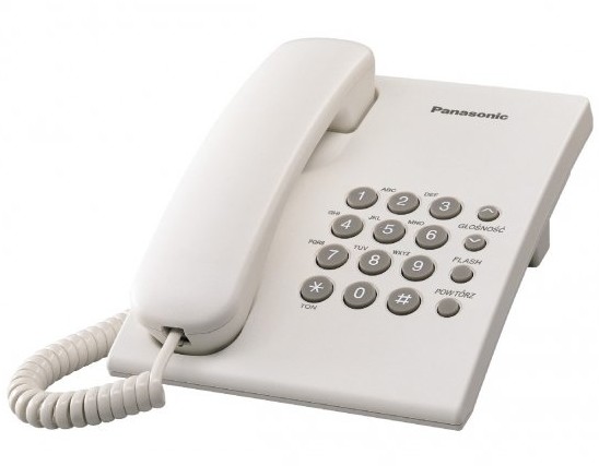 Telefony stacjonarne - Panasonic Telefon KX-TS500PDB TE.007.096/4 - grafika 1