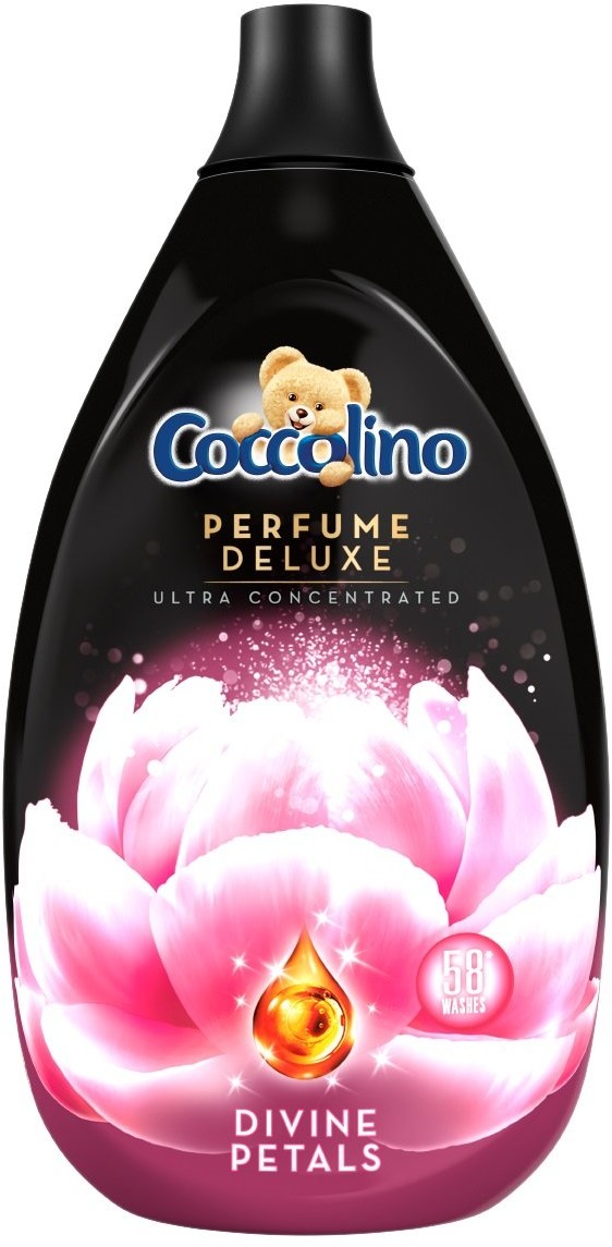 Środki do prania - Coccolino Perfume Deluxe koncentrat do płukania tkanin Divine Petals 870ml - grafika 1