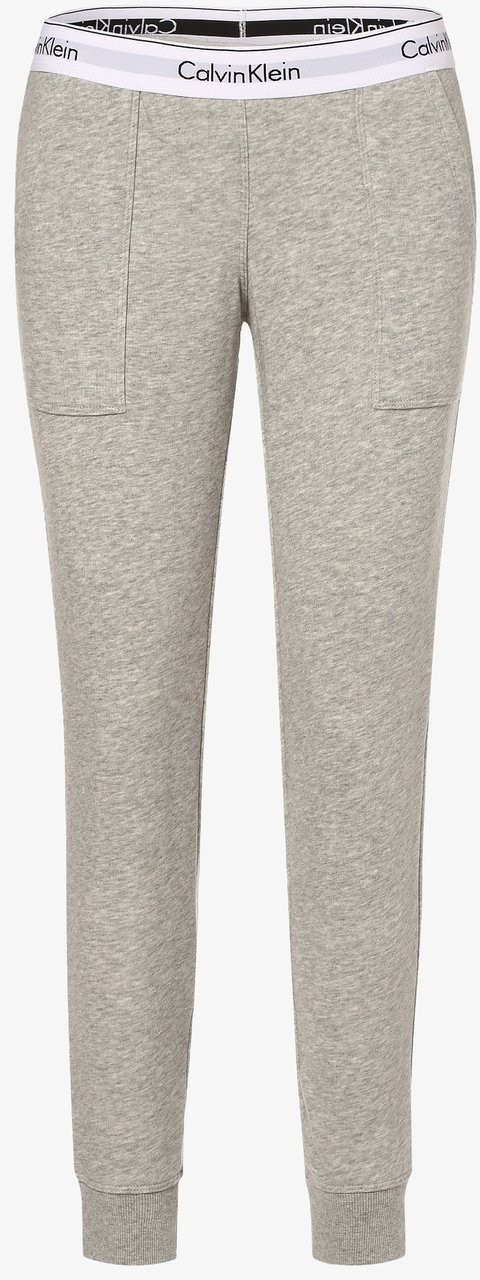 Spodnie sportowe damskie - Calvin Klein Calvin Klein - Damskie spodnie dresowe, szary - grafika 1