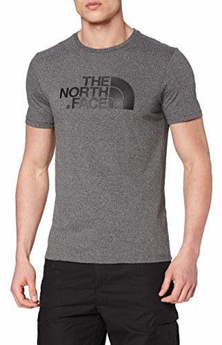 Koszulki sportowe męskie - The North Face Męski T-shirt Easy Szary Szary (szary/Tnfmdgyhtrstd) S T92TX3JBV. S - grafika 1