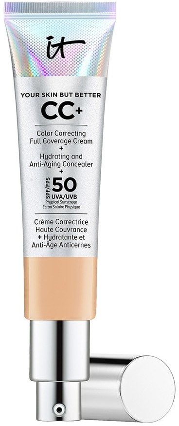 Kremy CC - IT Cosmetics IT Cosmetics Podkłady Your Skin But Better CC+ SPF 50+ Medium Tan 32.0 ml - grafika 1