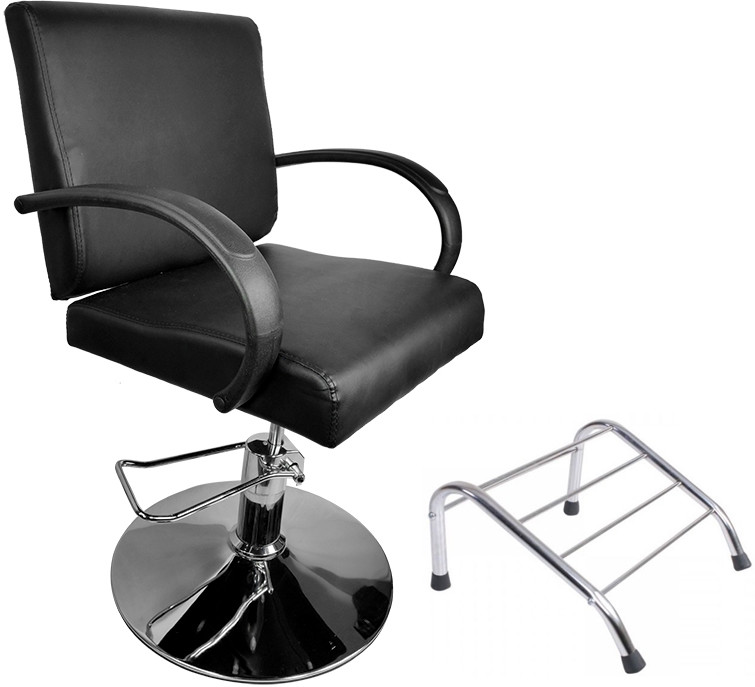 Fotele fryzjerskie - Calissimo Fotel fryzjerski barberski hydrauliczny do salonu fryzjerskiego barber shop ENZO-664 Barberking w 24H ENZO-664 - grafika 1