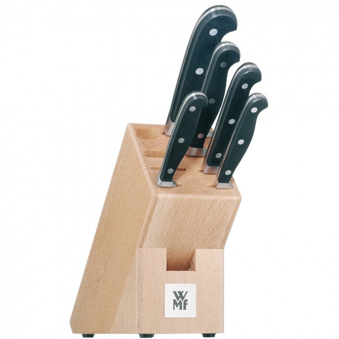 Noże kuchenne - WMF Spitzenklasse Plus Blok z nożami ilość elementów: 6 (1895379992) - grafika 1