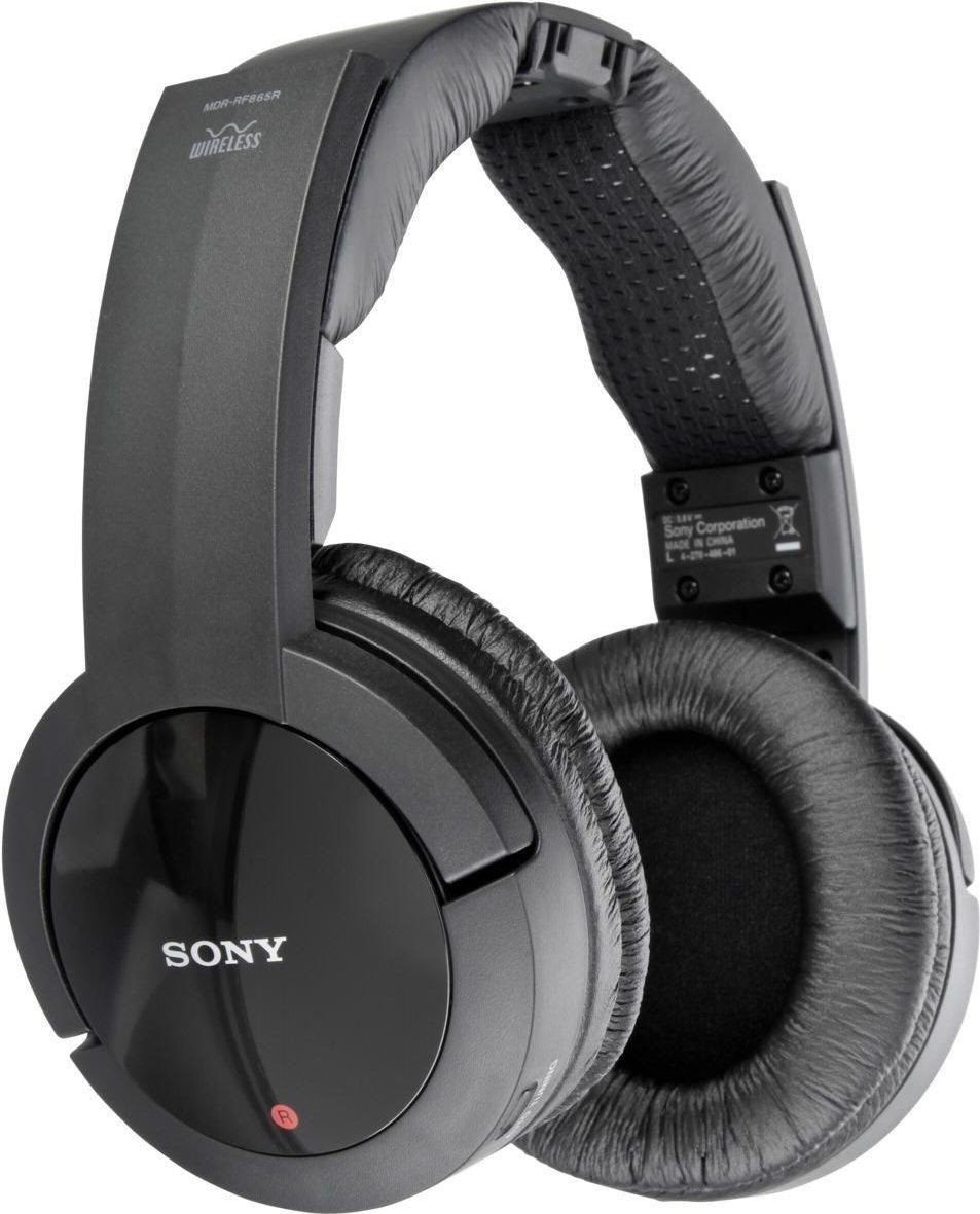 Słuchawki - Sony MDRRF865RK czarne - grafika 1