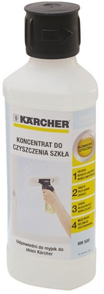Inne artykuły czyszczące - Karcher RM 500 Koncentrat do czyszczenia szkła 500ml RM 500 Środek do czyszczenia szkła w koncentracie (AHKARD629577200 [4347317]) - grafika 1
