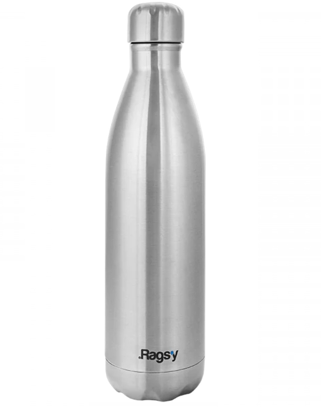Butelki termiczne - RAGSY Butelka Termiczna RAGSY BASIC 750ml Silver Steel RGSS750 - grafika 1
