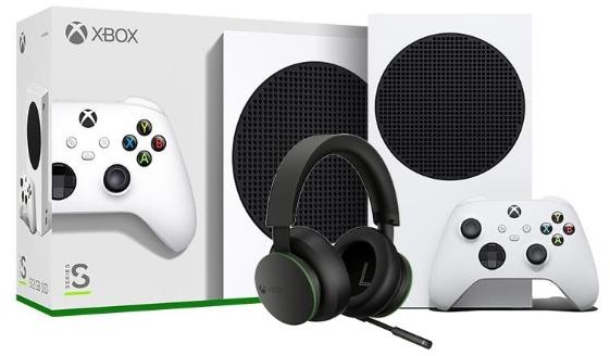 Konsole Xbox - Microsoft Xbox Series S 512GB Biały + Xbox Series Stereo Headset - grafika 1
