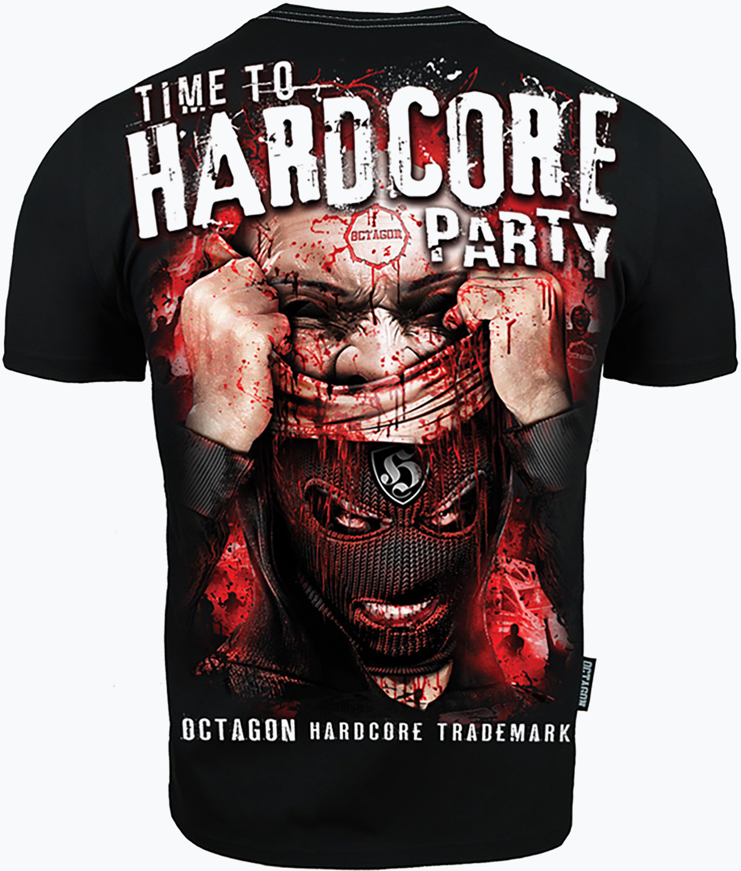 Koszulki sportowe męskie - OCTAGON Koszulka Octagon Time to Hardcore Party - grafika 1