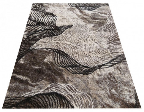 Dywany - Brązowy prostokątny dywan do sypialni Novaros 6X - grafika 1