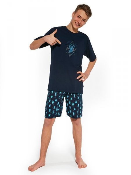 Piżamy chłopięce - Cornette F&amp;Y 551/40 Scarabeus piżama młodzieżowa - grafika 1