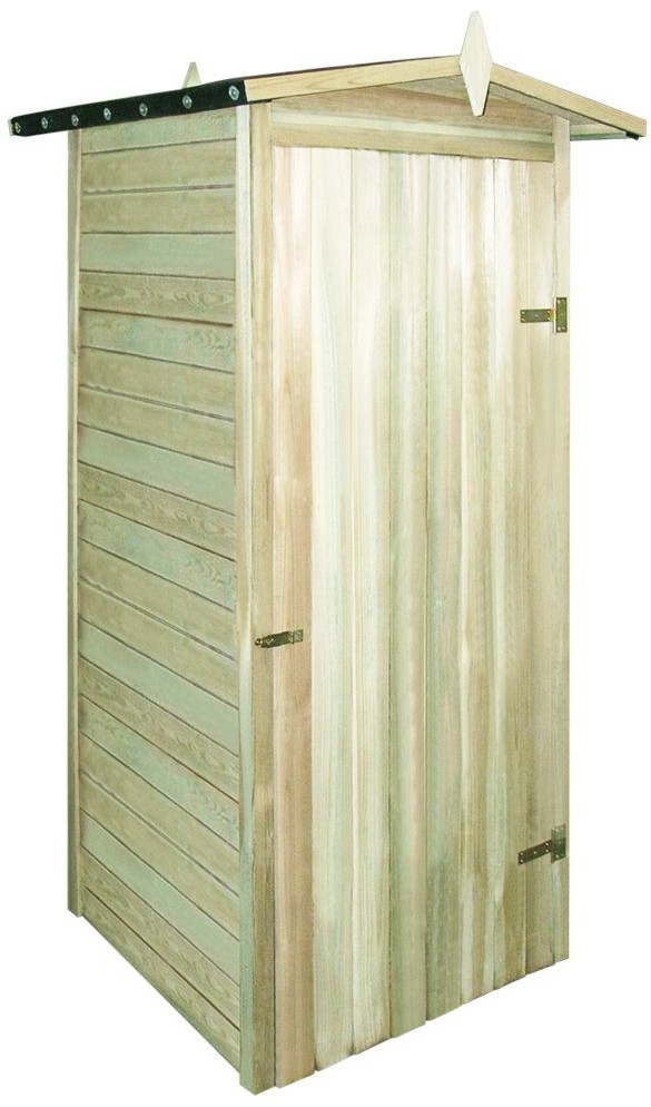Altany ogrodowe - vidaXL Szopa ogrodowa, impregnowane drewno sosnowe, 100x100x210 cm - grafika 1