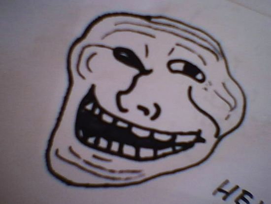 ładnie narysowałam troll face Zapytaj onet pl