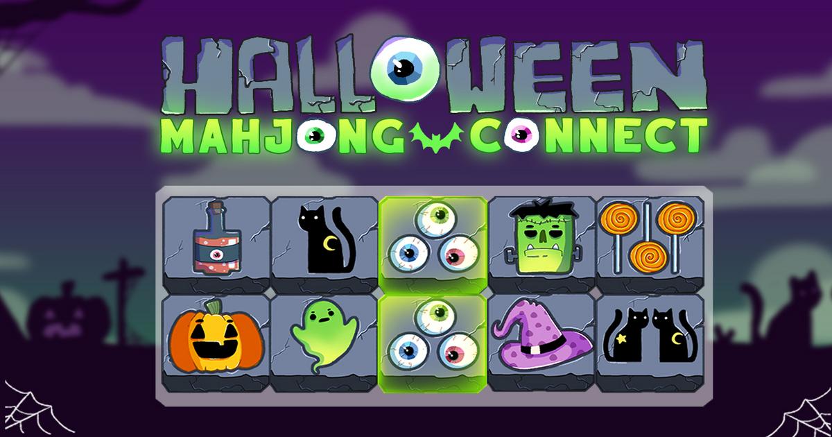 Mahjong Connect Halloween - onlygames.io