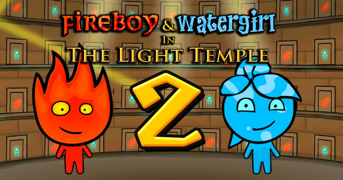 Gra Ogień i Woda 2 Świątynia Światła - Fireboy and Watergirl 2 Light T -  onlygames.io