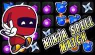 Game: Ninja Spell Match