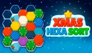 Juego: Xmas Hexa Sort